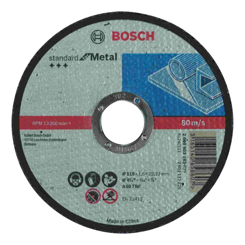 Disco-de-Corte-Bosch-Standard-for-Metal-115x16mm-Centro-Reto