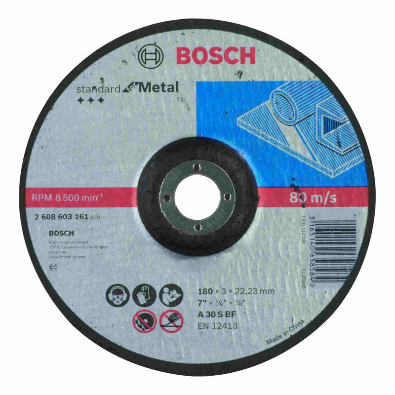 Disco-de-Corte-Bosch-Standard-for-Metal-180x30mm-Centro-Deprimido