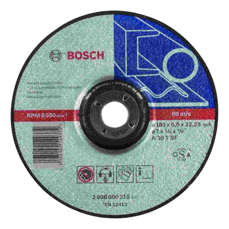 Disco-de-Desbaste-Bosch-Expert-for-Metal-180x60mm-Centro-Deprimido