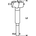 Broca-para-Madeira-Bosch-Fresadora-Forstner-160mm