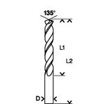 Broca-para-Metal-Bosch-Aco-Rapido---Liga-de-Cobalto-HSS-Co-80mm