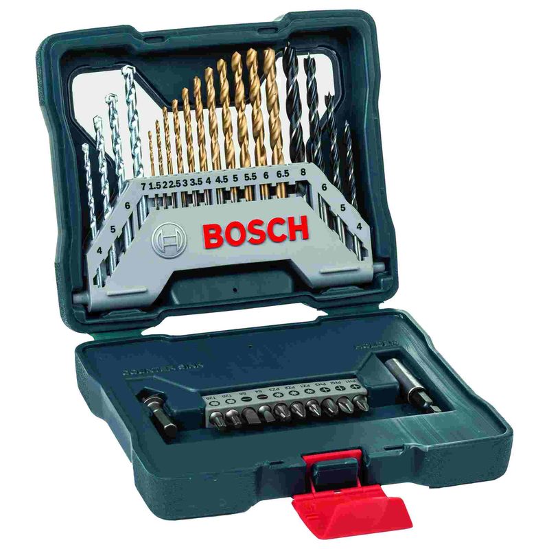 Kit-de-Pontas-e-Brocas-em-Titanio-Bosch-X-Line-para-parafusar-e-perfurar---30-unidades