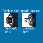 Chave-de-Impacto-a-Bateria-de-1-4-e-1-2--Bosch-GDX-180-LI-18V-180Nm---2-Baterias-15Ah-1-Carregador-Bivolt---Maleta