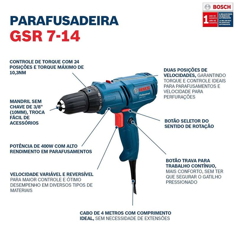 Parafusadeira-Furadeira-Bosch-GSR-7-14-E-400W-cabo-de-4m-110V