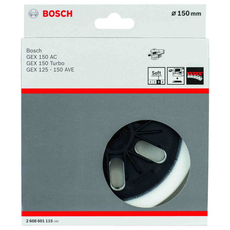 Prato-Autoaderente-para-Lixadeira-Excentrica-Bosch-macio-150mm