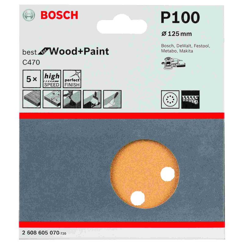 Disco-de-Lixa-Bosch-C470-Best-for-Wood-Paint-125mm-G100---5-unidades