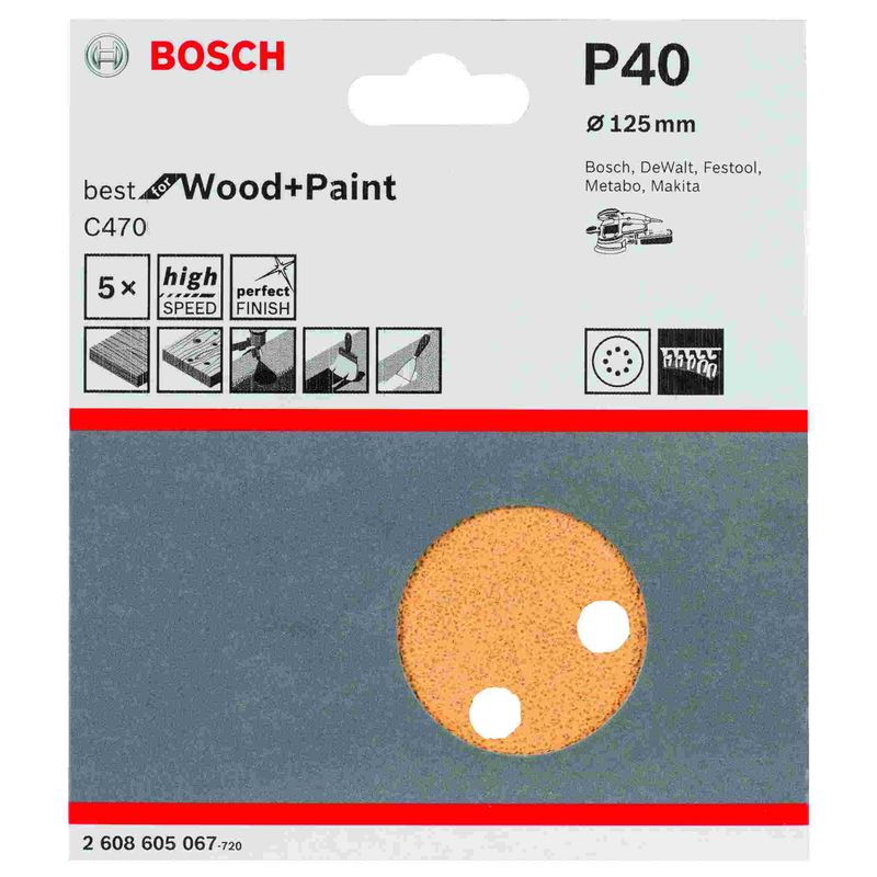 Disco-de-Lixa-Bosch-C470-Best-for-Wood-Paint-125mm-G40---5-unidades