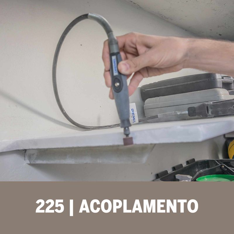 Acoplamento-de-Microrretifica-Dremel-225-Eixo-Flexivel-para-Detalhes