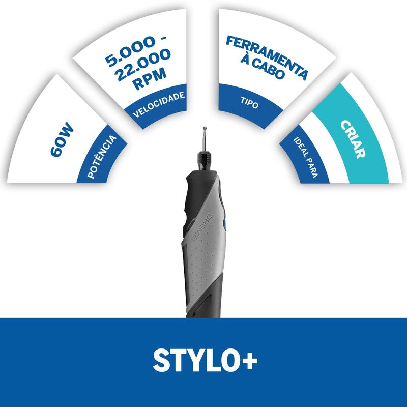 Dremel-Stylo--Microrretifica-com-11-Acessorios-Bivolt