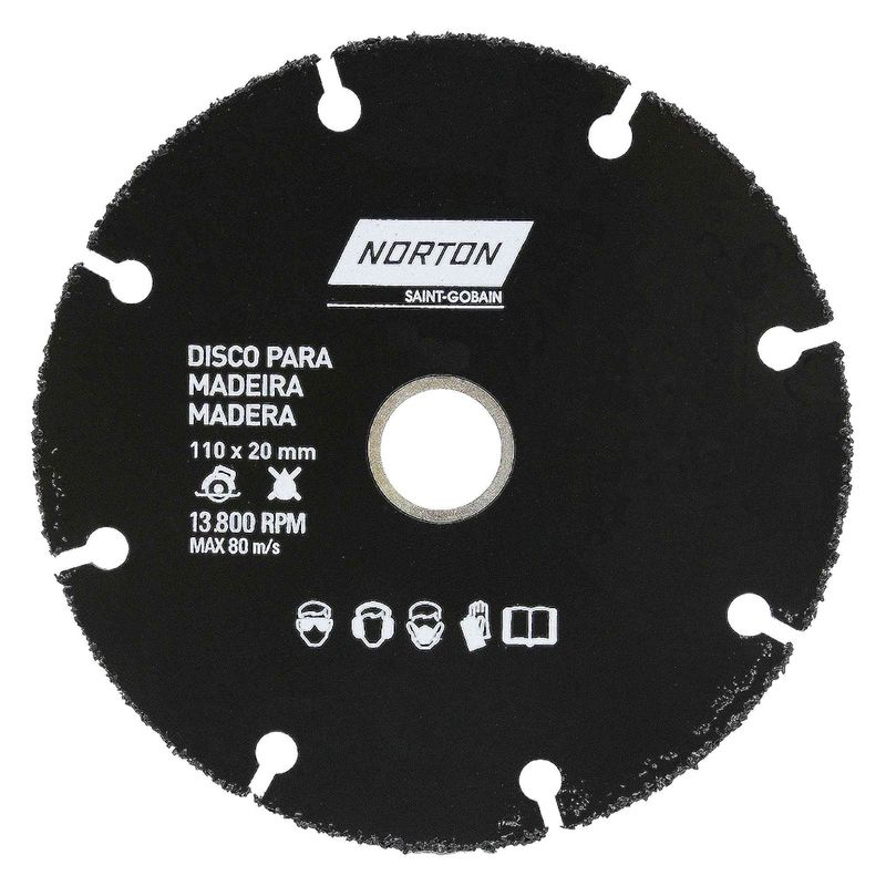 Disco-para-Corte-de-Madeira-Norton-110x20mm
