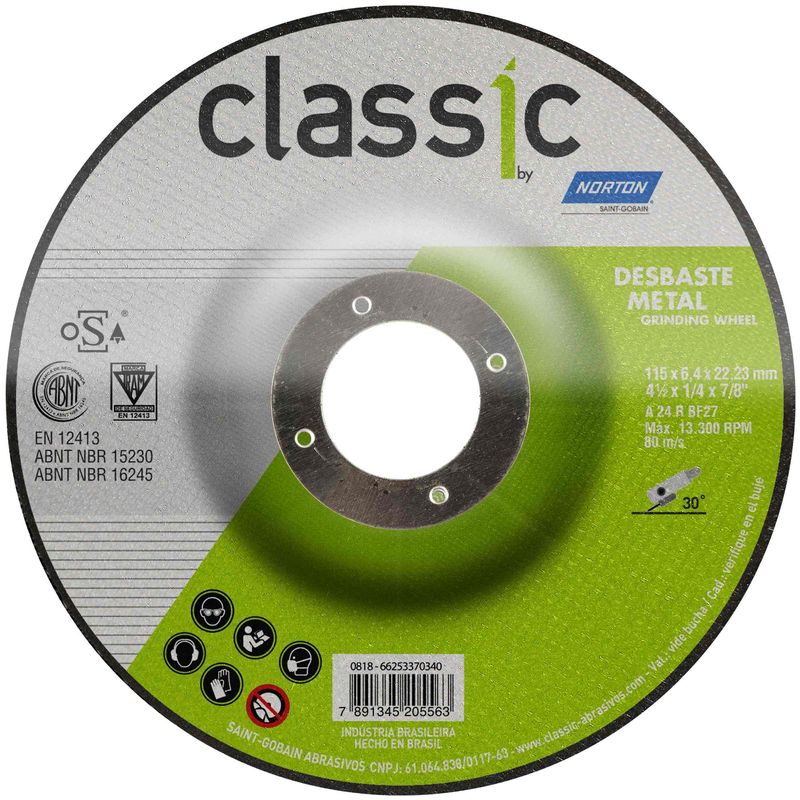Disco-de-Desbaste-Norton-Classic-115x64x2223mm