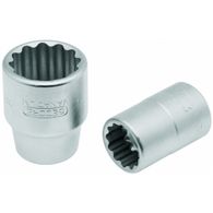 Soquete Estriado 28mm Gedore Encaixe 3/4" D32