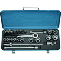 Jogo de Soquete e Acessórios Gedore 1/2" 19TMZ 12-32mm 23 peças