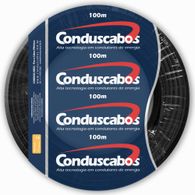 Cabo Condusflex Conduscabos 2,5mm² 450/750V Preto