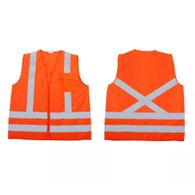 Colete Refletivo Vicsa 1 Bolso Laranja VIC72140