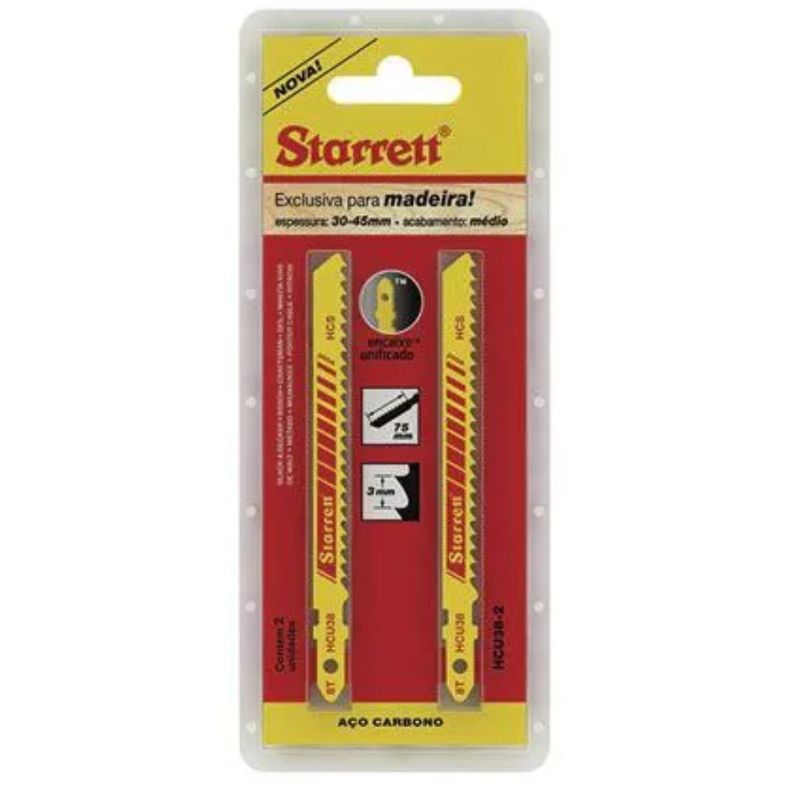 laminas-de-serra-tico-tico-starrett-75mm-hcu38-2-8d-aco-carbono-com-2-pecas