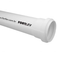 Tubo de Esgoto Fortlev 100mm x 6m DN 100