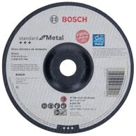 Disco de Desbaste para Metal Bosch Standard 180 x 6mm Centro Deprimido
