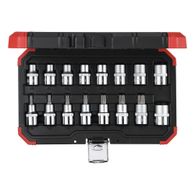 Jogo de Soquete e Chaves Soquete 1/2″ Tx Hexalobular Gedore Red com 16 Peças