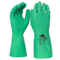 Luva de Nitrila Verde B5309E MCR 33cm