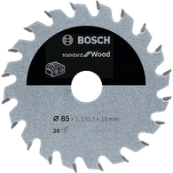 Disco Serra Circular Bosch Standard for Wood ø85x15mm 20D